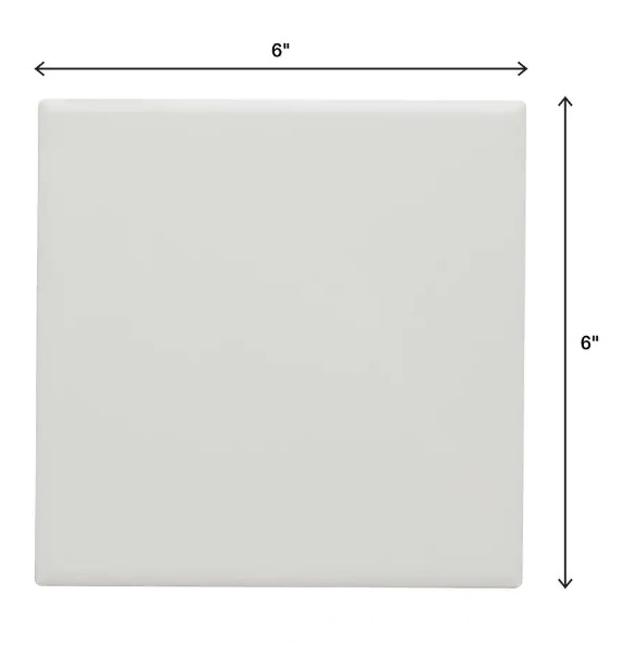 OPEN BOX -Daltile Restore Bright White 6 in. x 6 in. Ceramic Wall Tile ...